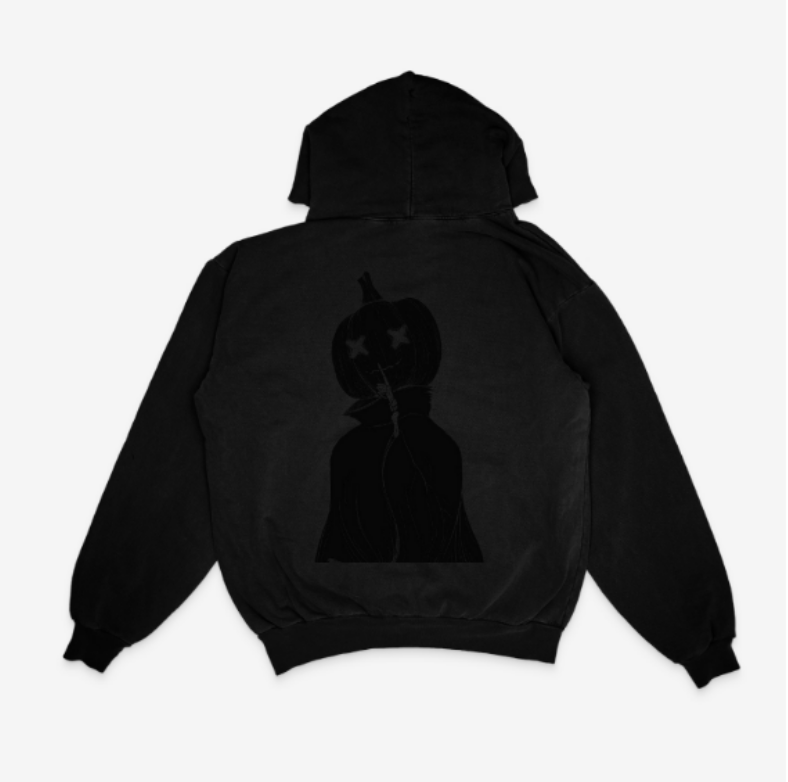 Pumpkin Black Hoodie