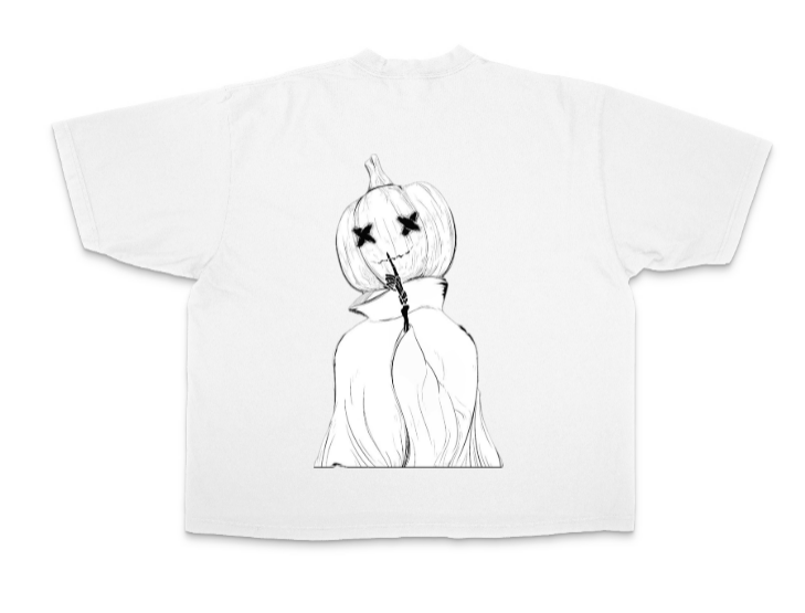 Pumpkin White Shirt