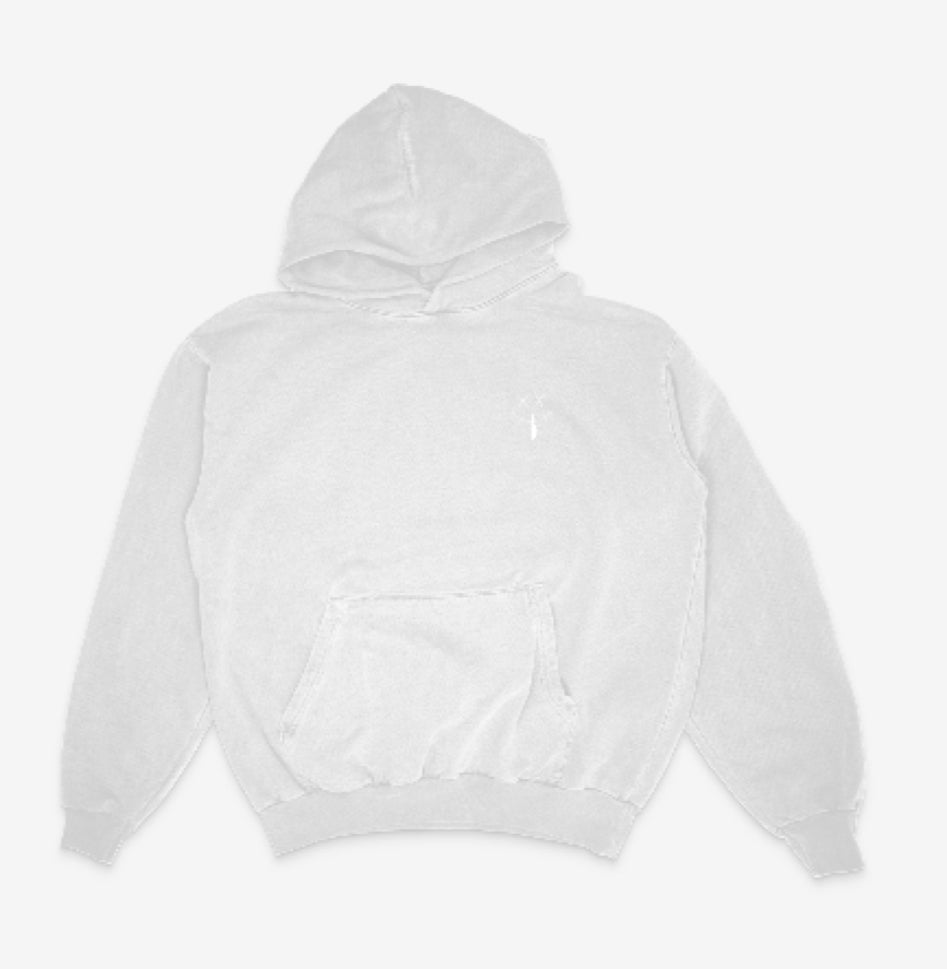 Pumpkin White Hoodie