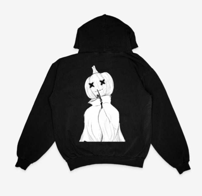 Pumpkin White Hoodie